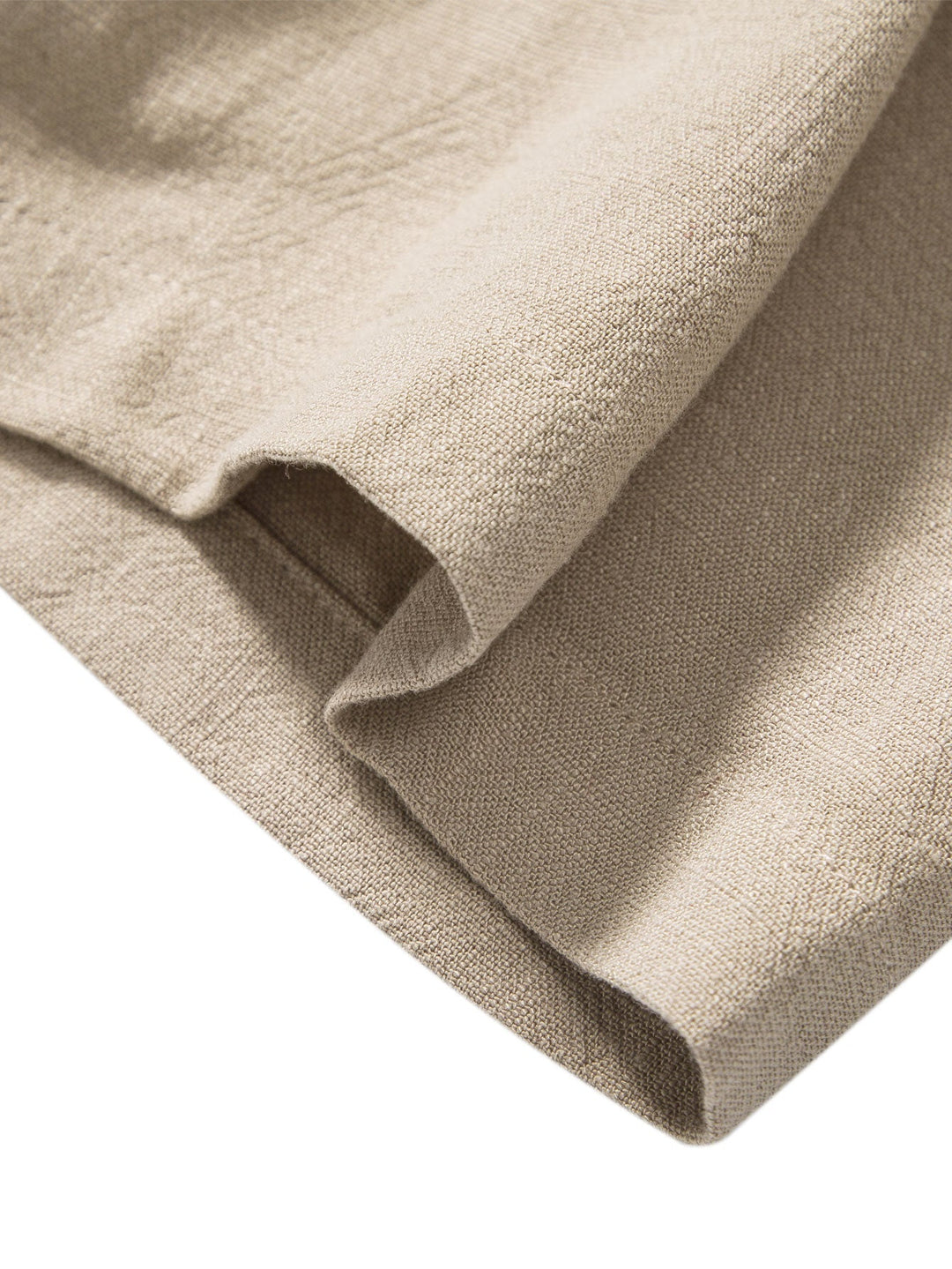 Corvane – Linen Rayon Shirt with Stand-up Collar