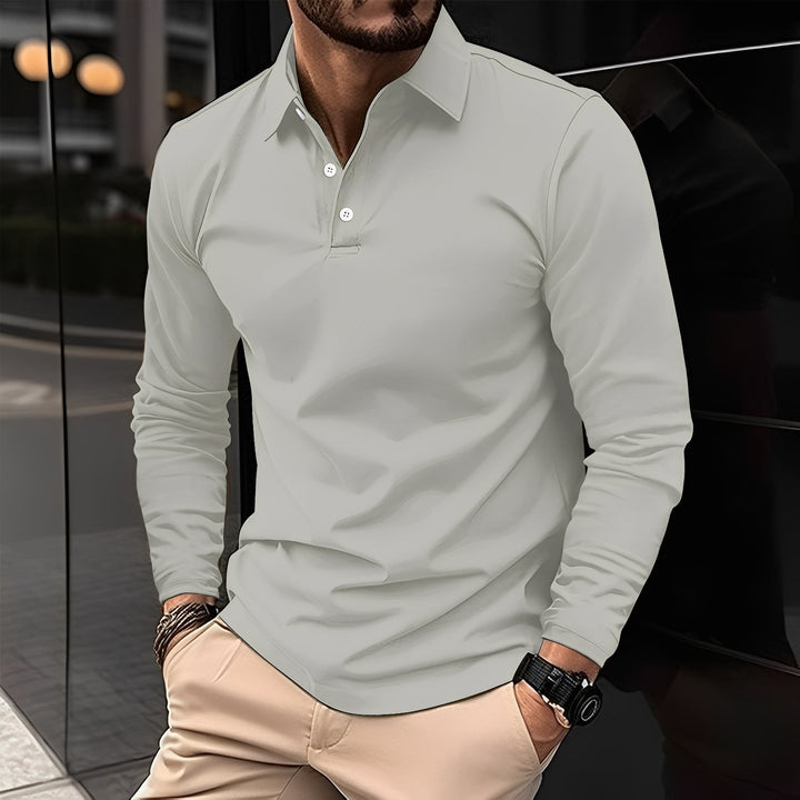 Billy - Men's Long-Sleeve Polo Shirt