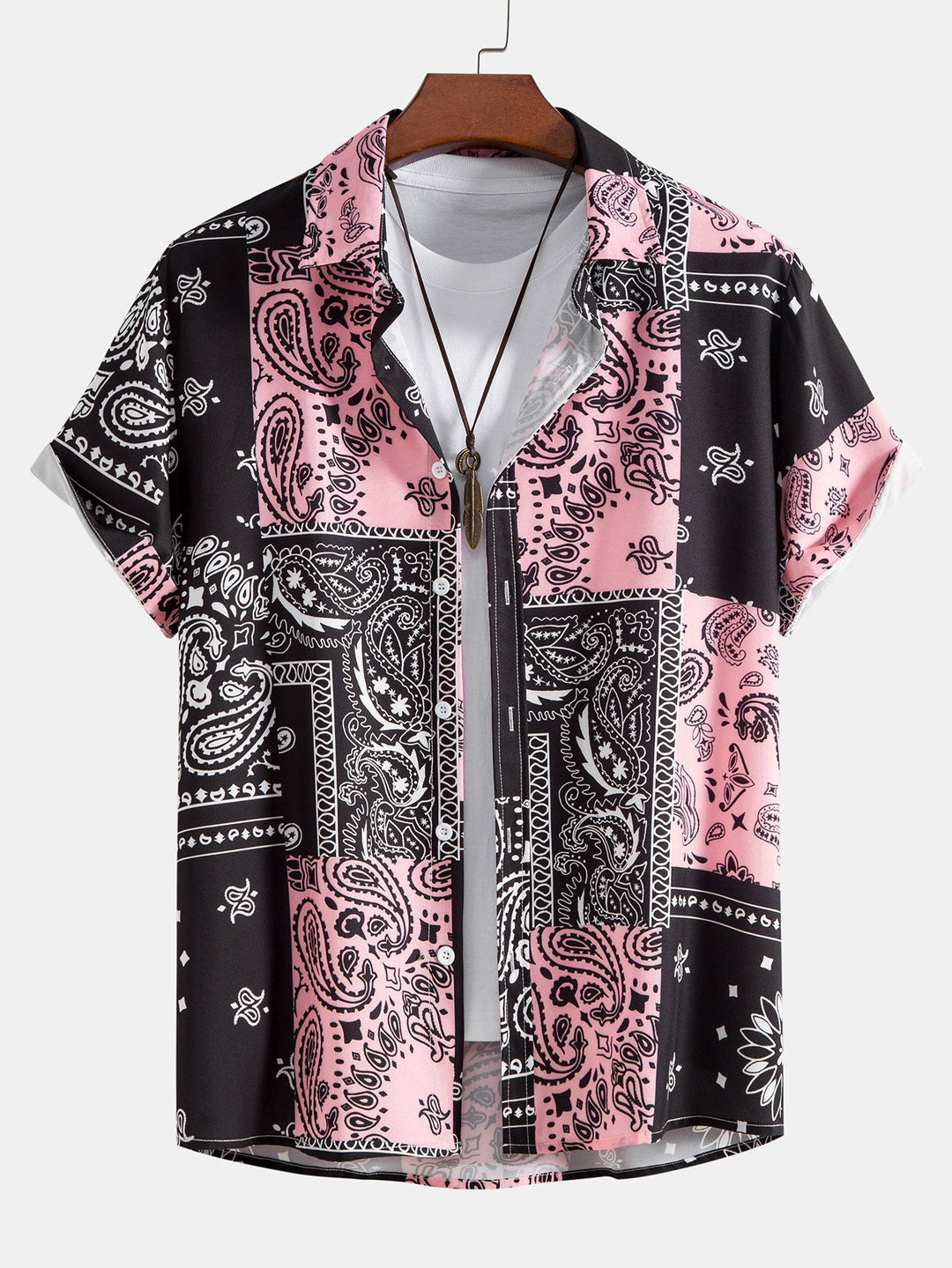 Novarix – Paisley Shirt with Button Placket