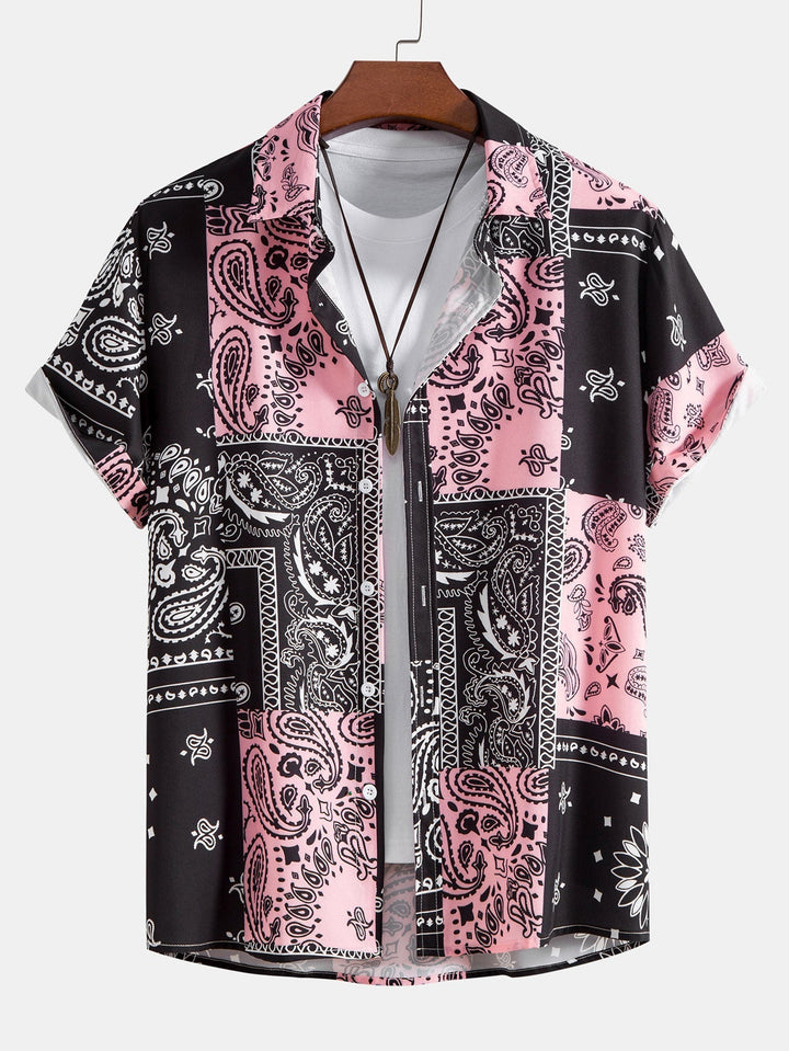 Novarix – Paisley Shirt with Button Placket