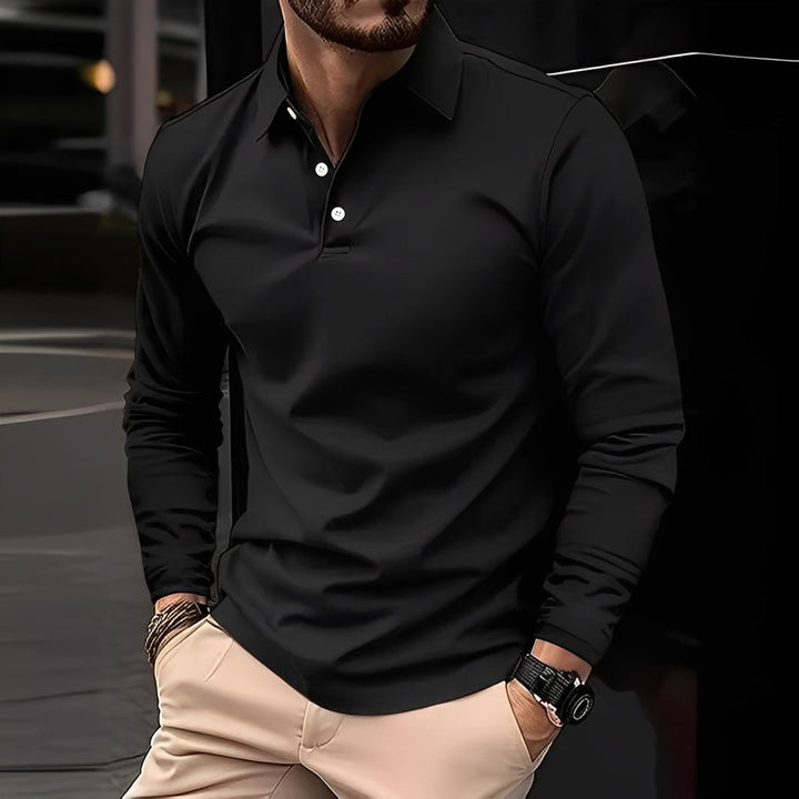 Billy - Men's Long-Sleeve Polo Shirt