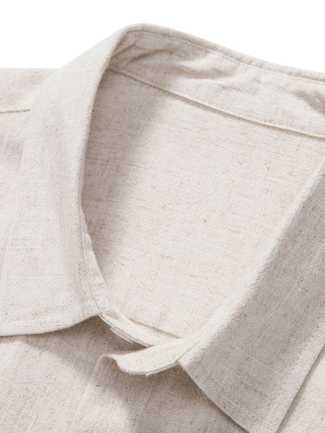 Elias - Linen Viscose Blend Shirt with Button Placket