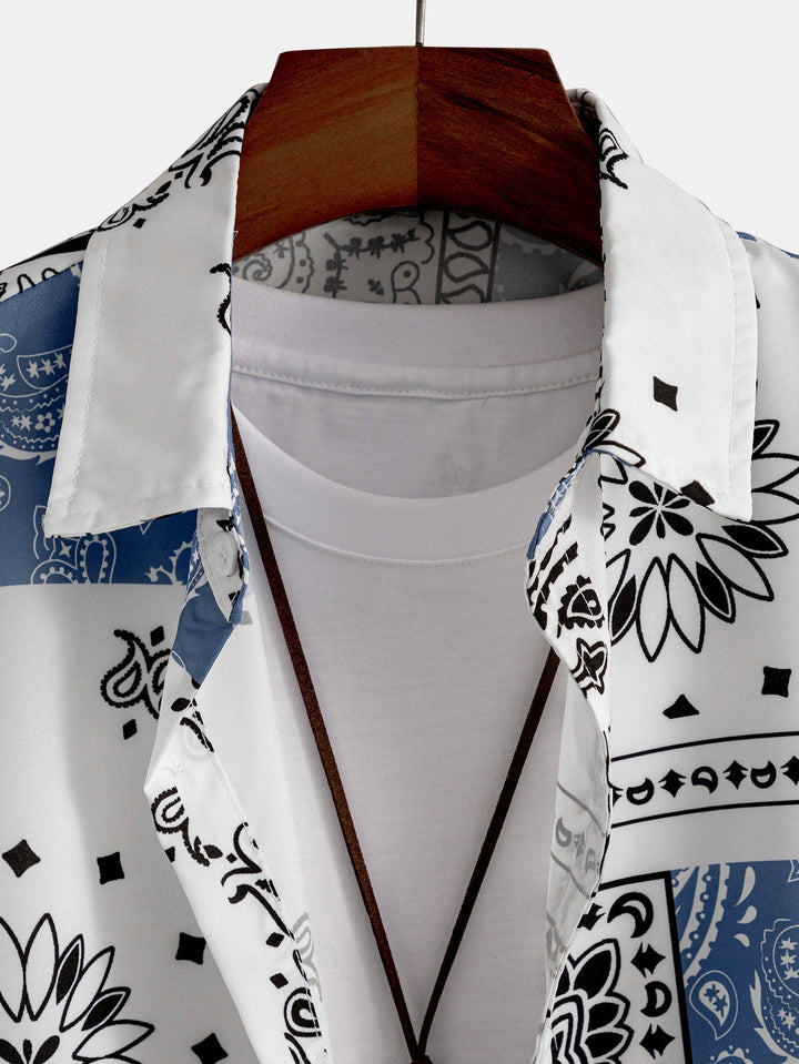 Novarix – Paisley Shirt with Button Placket