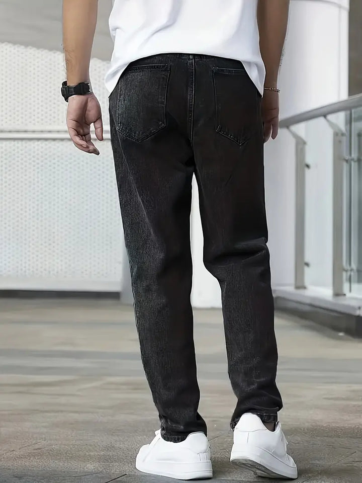 Jaxonel – Men's Jeans Light Wash Straight Fit