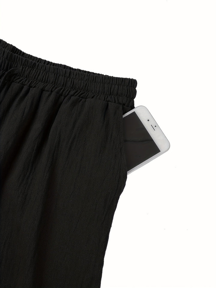 Men's Long Joggers | Wide Leg