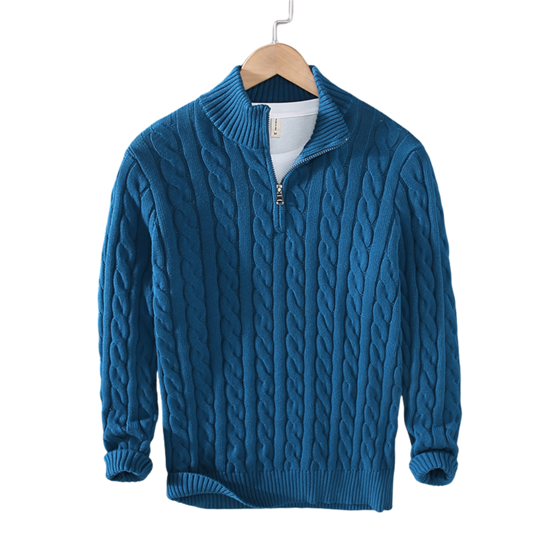 Classic Sweater Men | Half Zipper