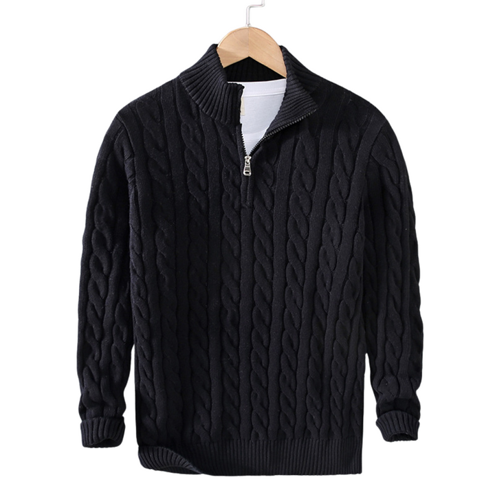 Classic Sweater Men | Half Zipper
