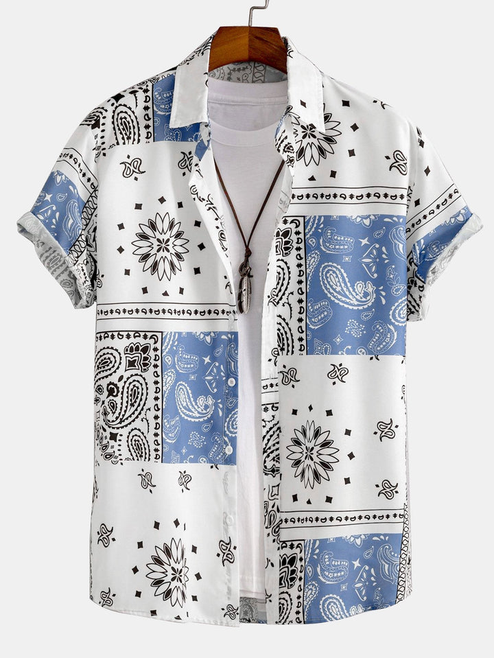 Novarix – Paisley Shirt with Button Placket