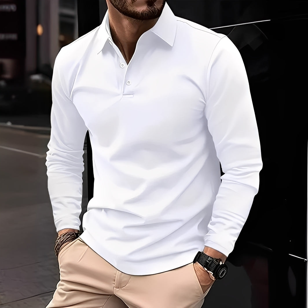 Billy - Men's Long-Sleeve Polo Shirt