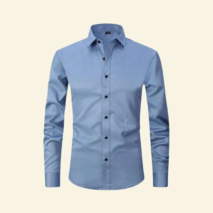Lioran – Shirt with Contrast Buttons