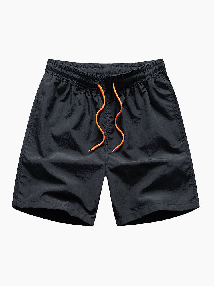 Veron – Scarf Print Shirt with Buttons and Swim Shorts