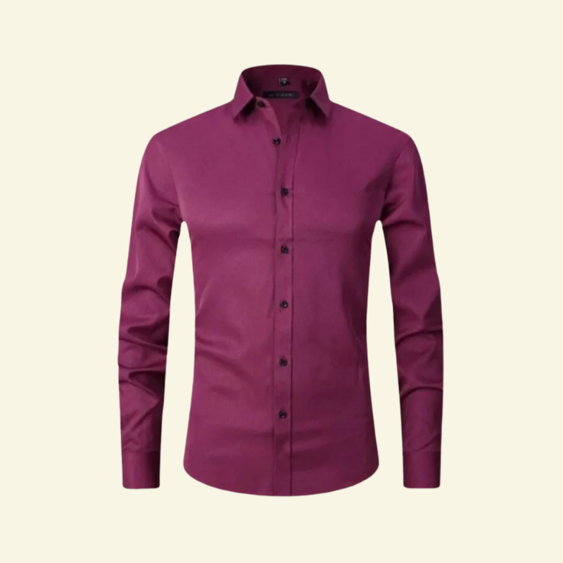 Lioran – Shirt with Contrast Buttons