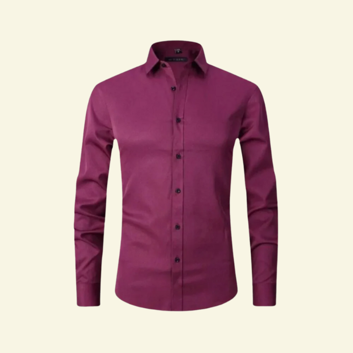 Lioran – Shirt with Contrast Buttons