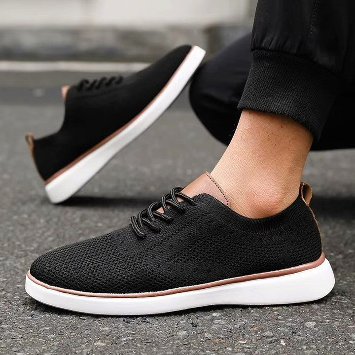 Gareth - Lace-Up Mesh Sneakers