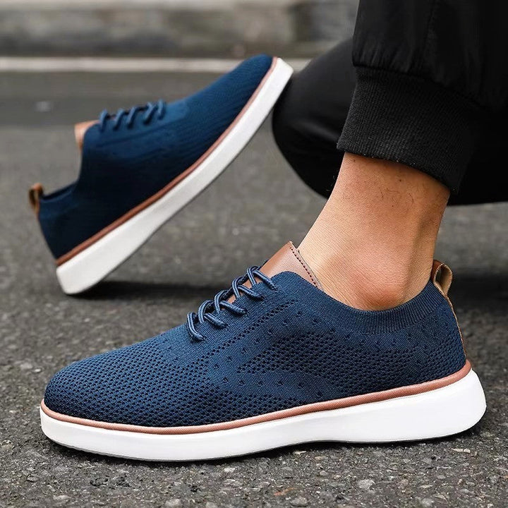Gareth - Lace-Up Mesh Sneakers