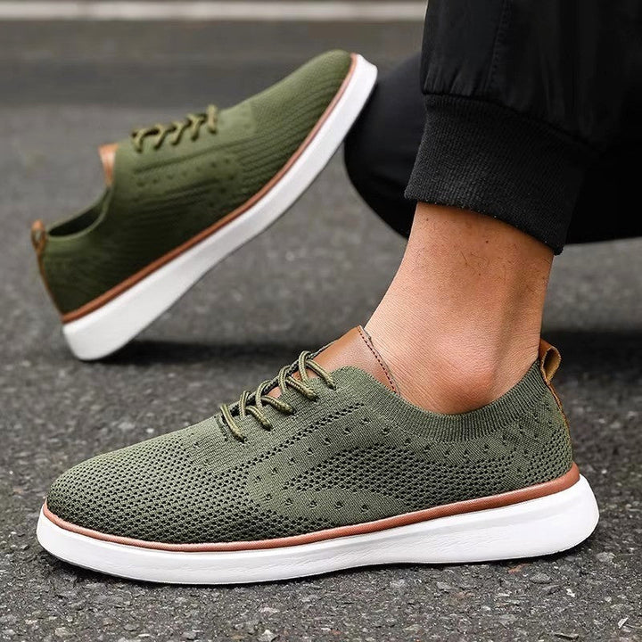 Gareth - Lace-Up Mesh Sneakers