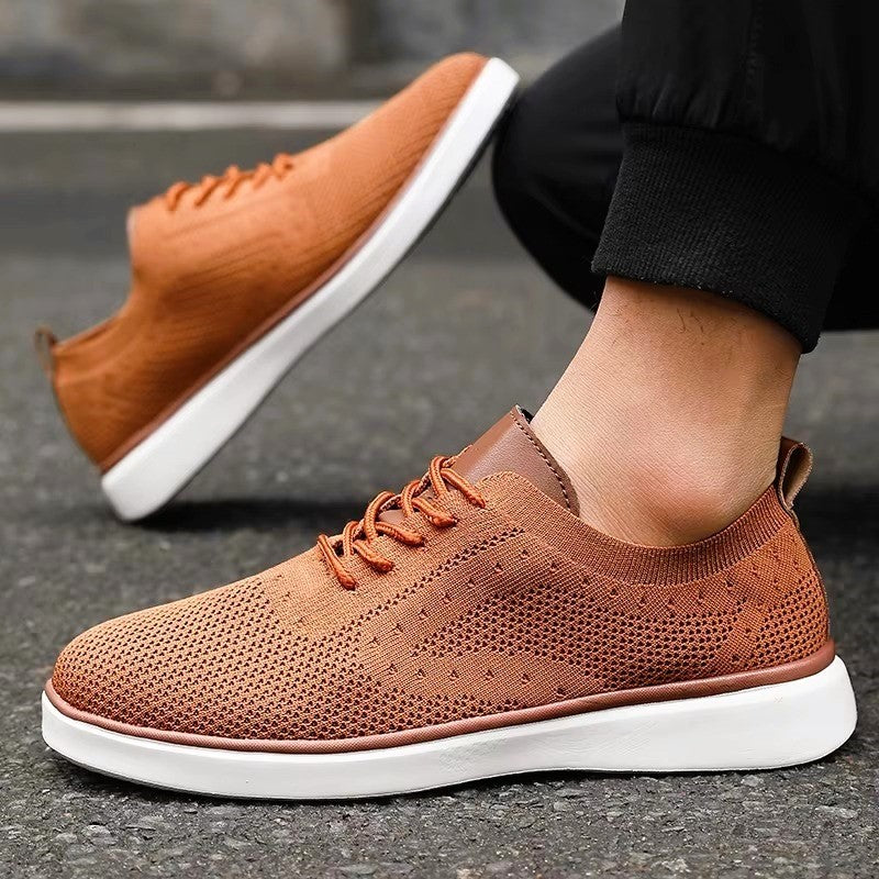 Gareth - Lace-Up Mesh Sneakers