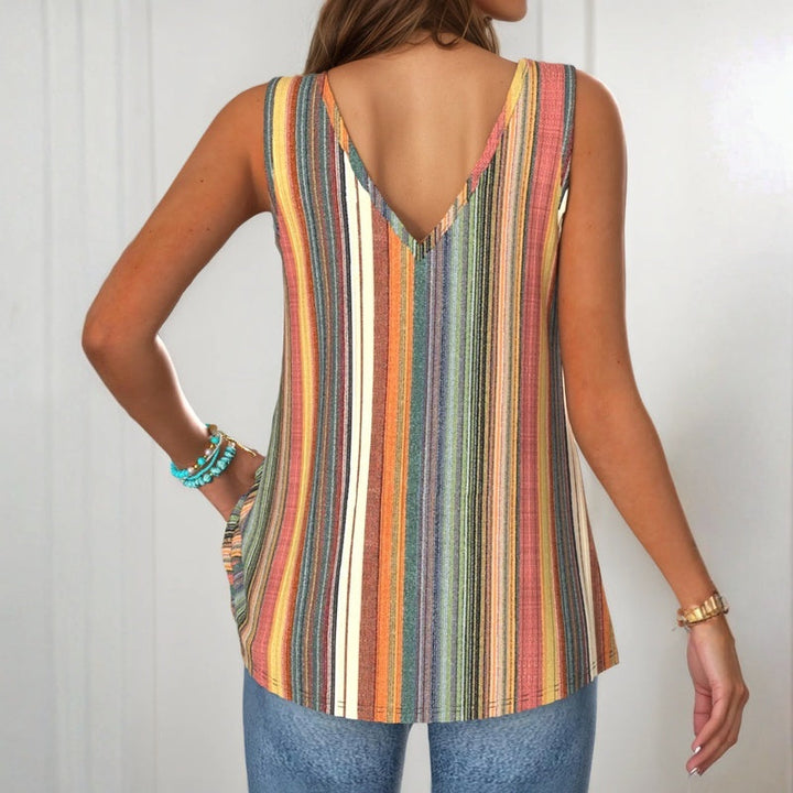 DAISY | Colourful Striped Tank Top
