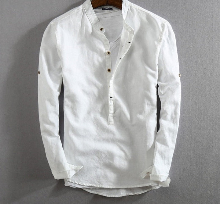 Edgar - Men's Long Sleeve Casual Shirt