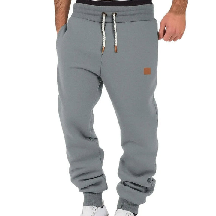 Lorenzio – Men's Fleece Joggers with Elastic Waistband in Loose Fit