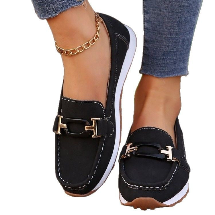 NAOMI | ELEGANT ORTHOPAEDIC BUCKLE LOAFERS