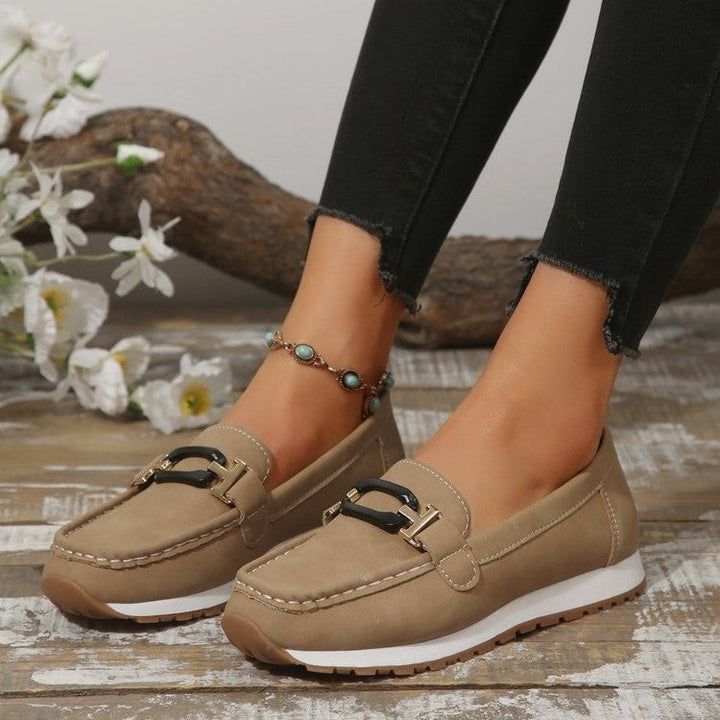 NAOMI | ELEGANT ORTHOPAEDIC BUCKLE LOAFERS