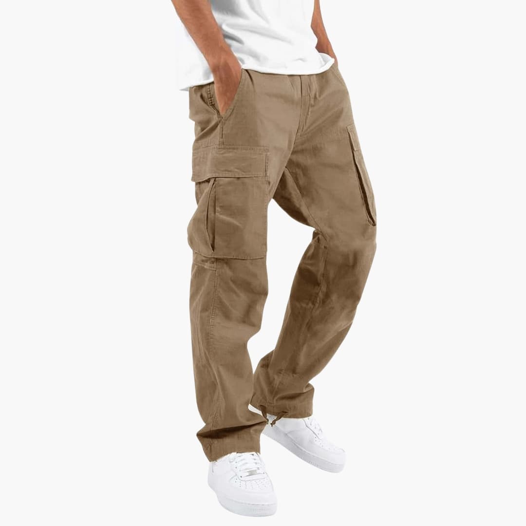 Carmelo – Men's Cargo Pants in Loose Fit with Multiple Utility Pockets