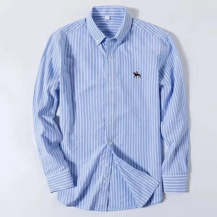 Ardovian - Oxford Cotton Shirt Men Long Sleeve