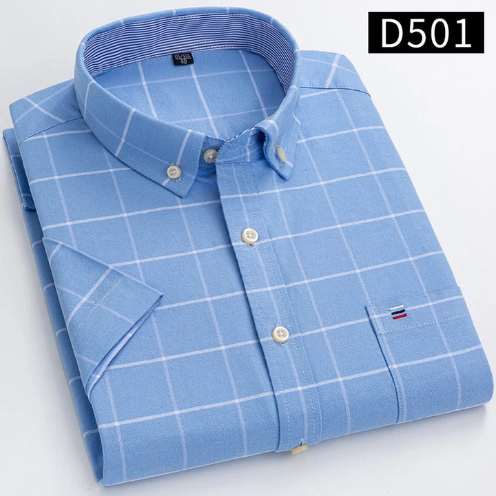 Baldo - Men's Cotton Short-Sleeve Shirt Plus Sizes
