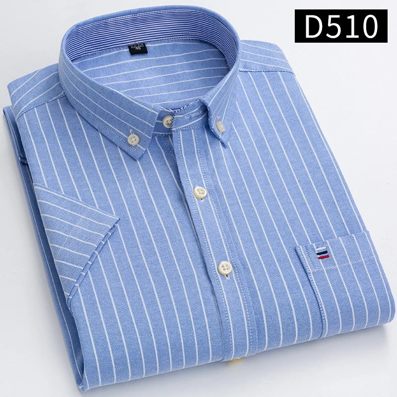 Baldo - Men's Cotton Short-Sleeve Shirt Plus Sizes