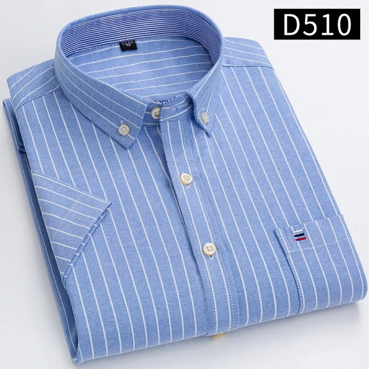 Baldo - Men's Cotton Short-Sleeve Shirt Plus Sizes
