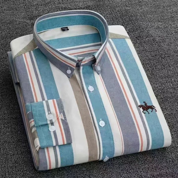 Ardovian - Oxford Cotton Shirt Men Long Sleeve