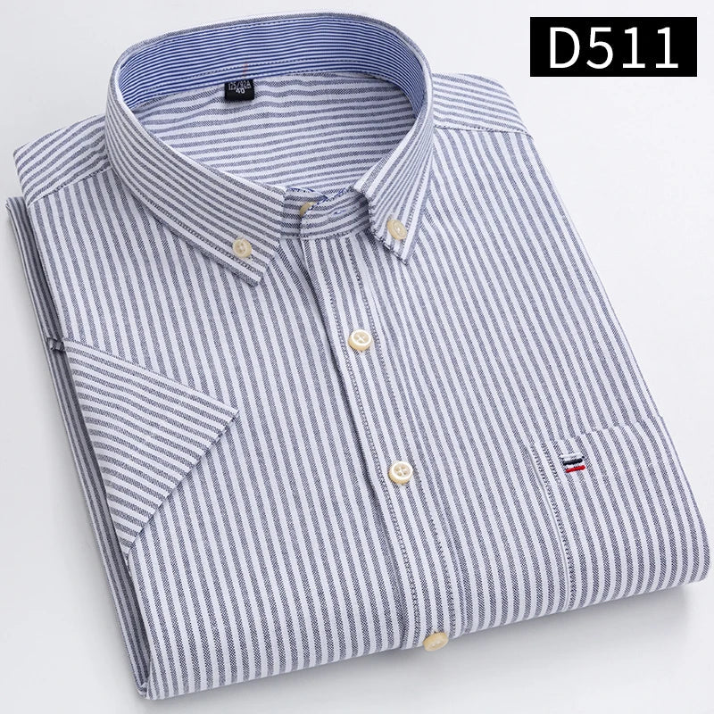 Baldo - Men's Cotton Short-Sleeve Shirt Plus Sizes