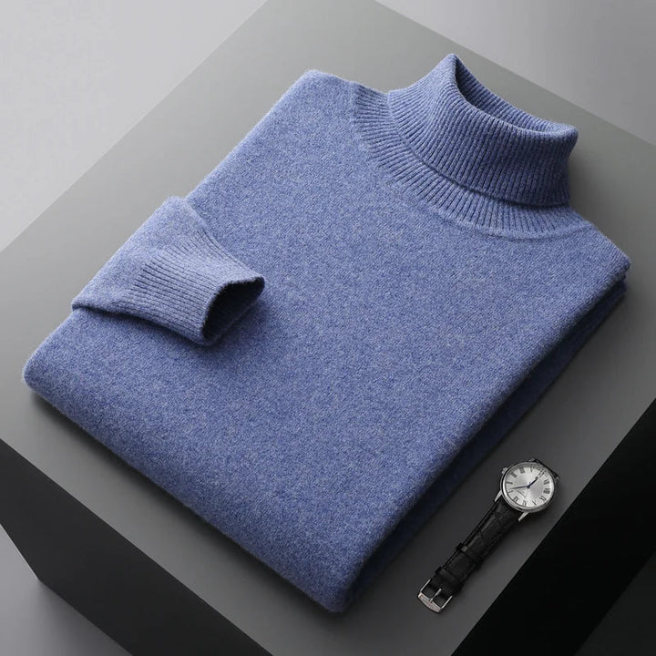 Turtleneck Sweater Men | Knitted