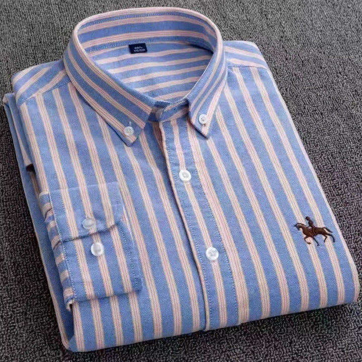 Ardovian - Oxford Cotton Shirt Men Long Sleeve