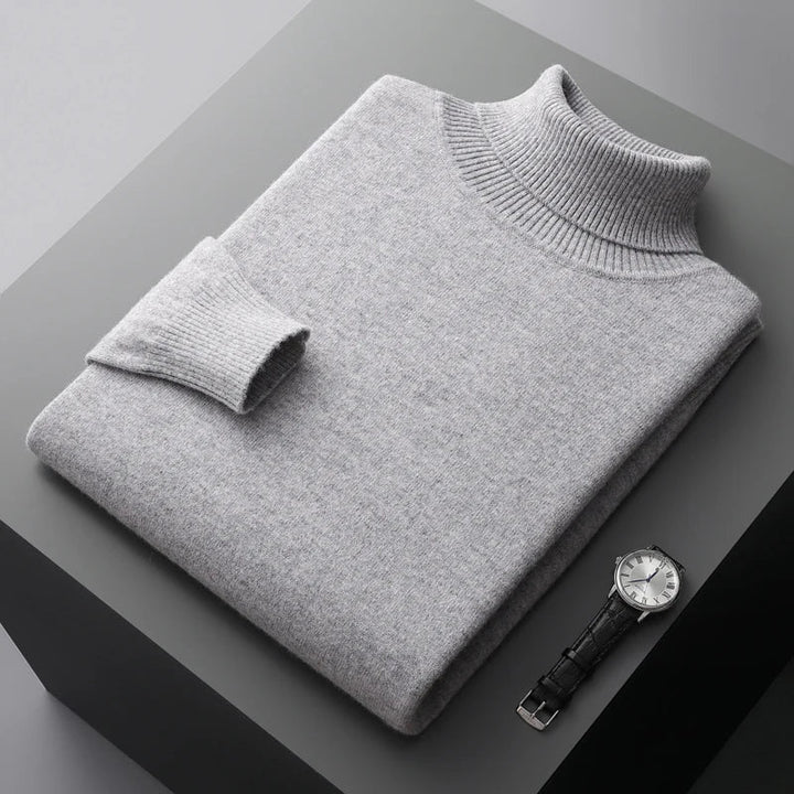 Turtleneck Sweater Men | Knitted