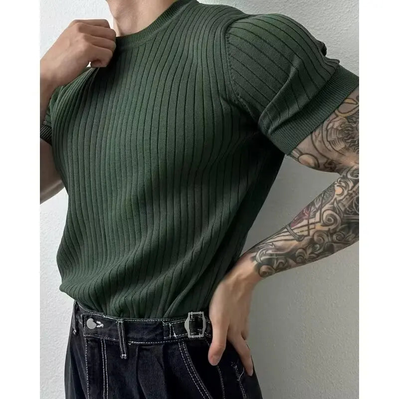 Aerion - Men's Short Sleeve Polo Shirt Breathable Knit Style