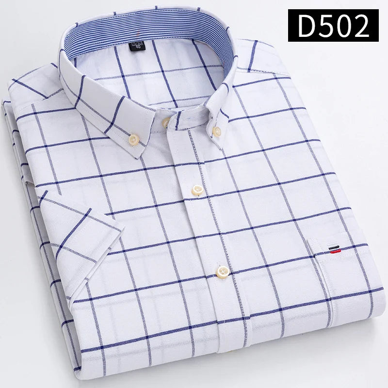 Baldo - Men's Cotton Short-Sleeve Shirt Plus Sizes