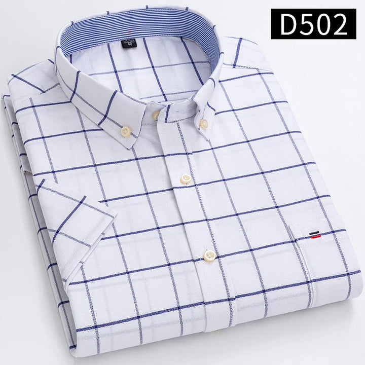 Baldo - Men's Cotton Short-Sleeve Shirt Plus Sizes