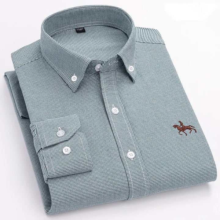 Ardovian - Oxford Cotton Shirt Men Long Sleeve