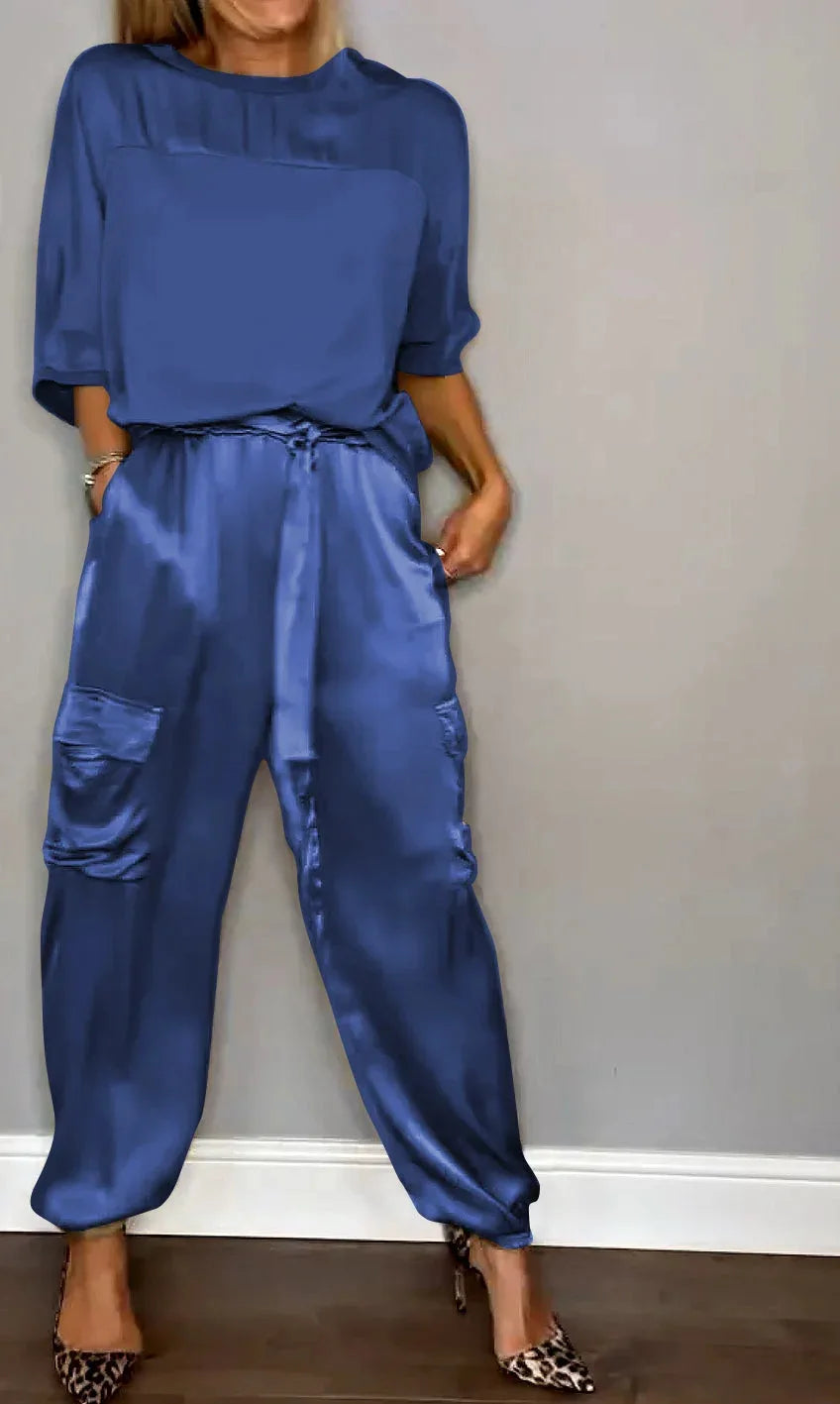 AVERIELLE™ | Luxe Flowing Two Piece Set
