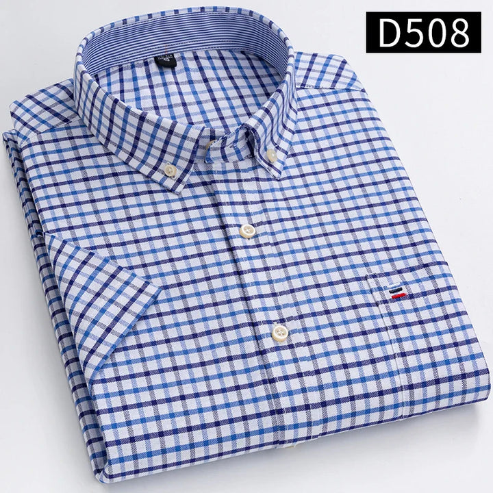 Baldo - Men's Cotton Short-Sleeve Shirt Plus Sizes