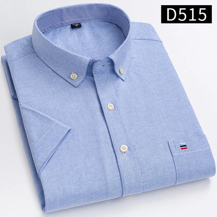 Baldo - Men's Cotton Short-Sleeve Shirt Plus Sizes