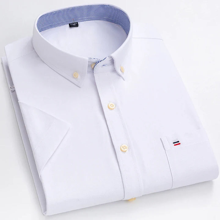 Baldo - Men's Cotton Short-Sleeve Shirt Plus Sizes