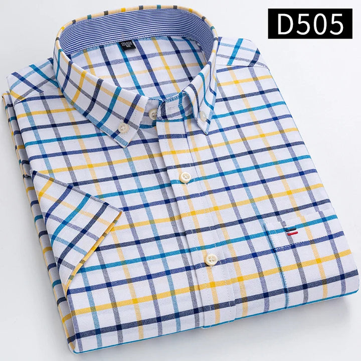 Baldo - Men's Cotton Short-Sleeve Shirt Plus Sizes