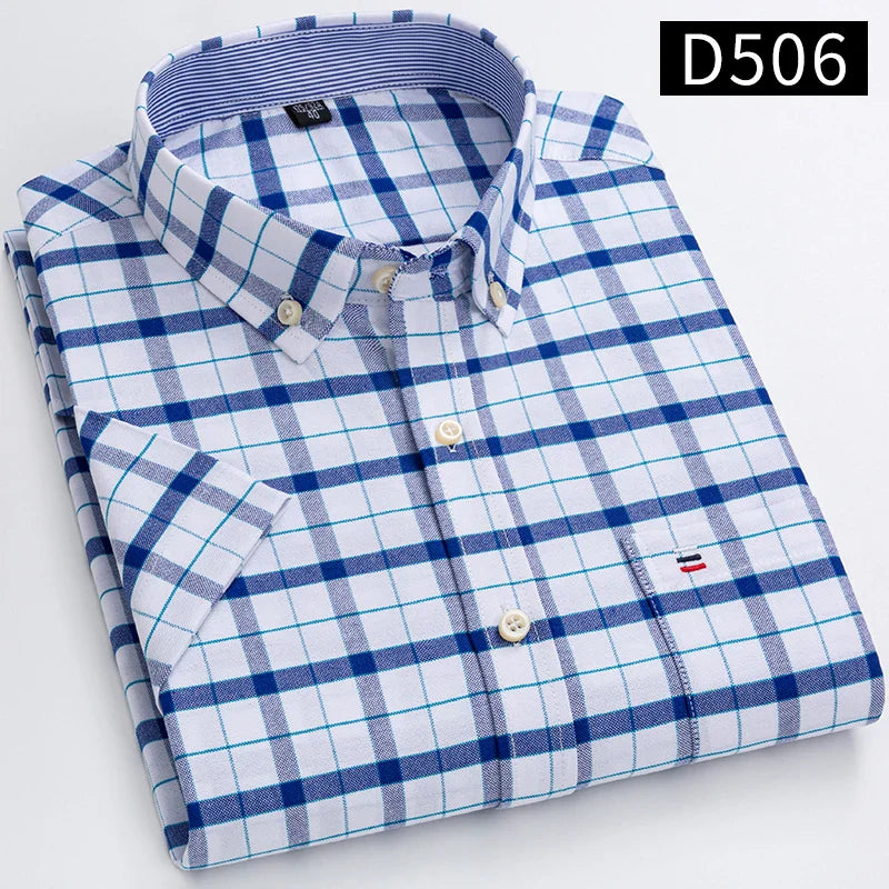 Baldo - Men's Cotton Short-Sleeve Shirt Plus Sizes