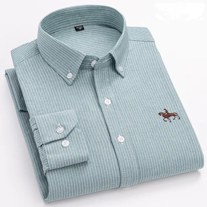 Ardovian - Oxford Cotton Shirt Men Long Sleeve