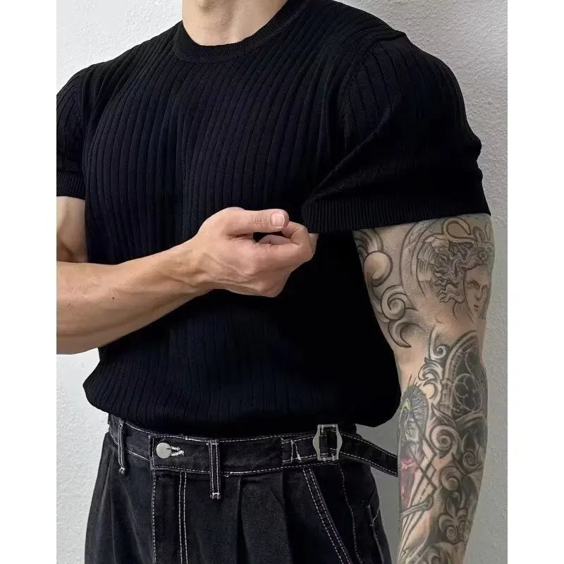 Aerion - Men's Short Sleeve Polo Shirt Breathable Knit Style