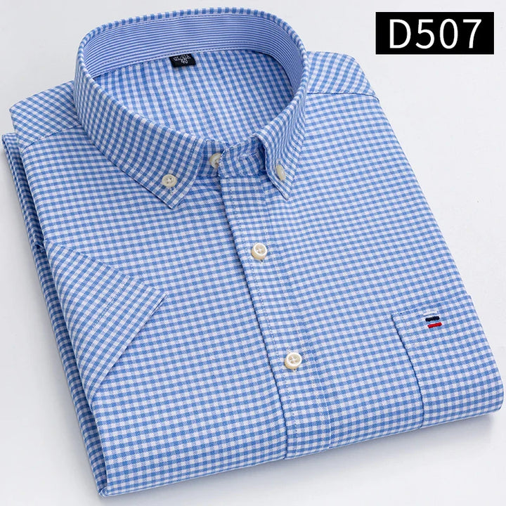 Baldo - Men's Cotton Short-Sleeve Shirt Plus Sizes