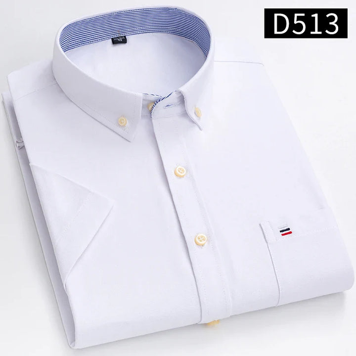 Baldo - Men's Cotton Short-Sleeve Shirt Plus Sizes